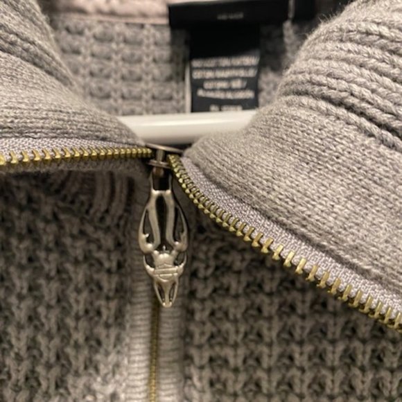 Harley-Davidson Zipper Close Hick Neck Embroidered Cardigan Sweater Size XL - Picture 5 of 8